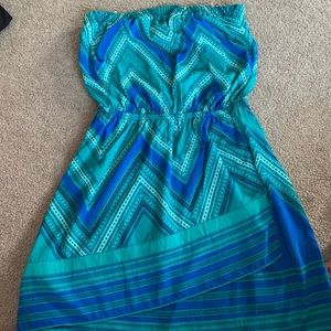Strapless express dress
